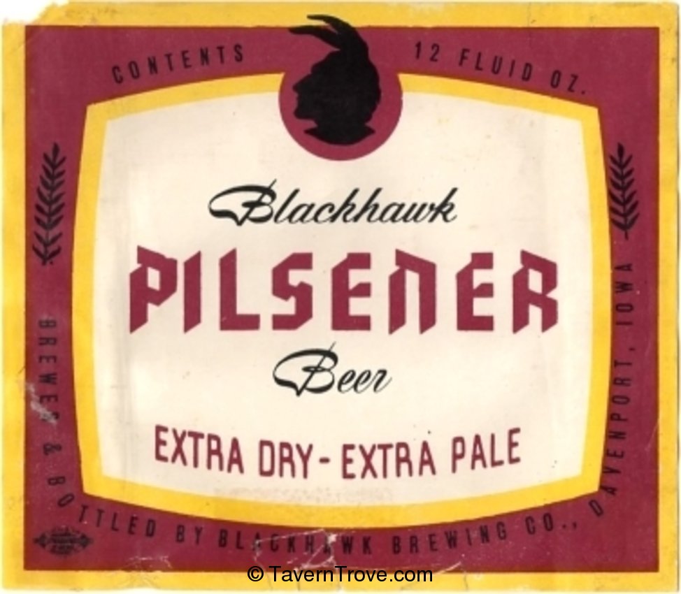 Blackhawk Pilsener Beer