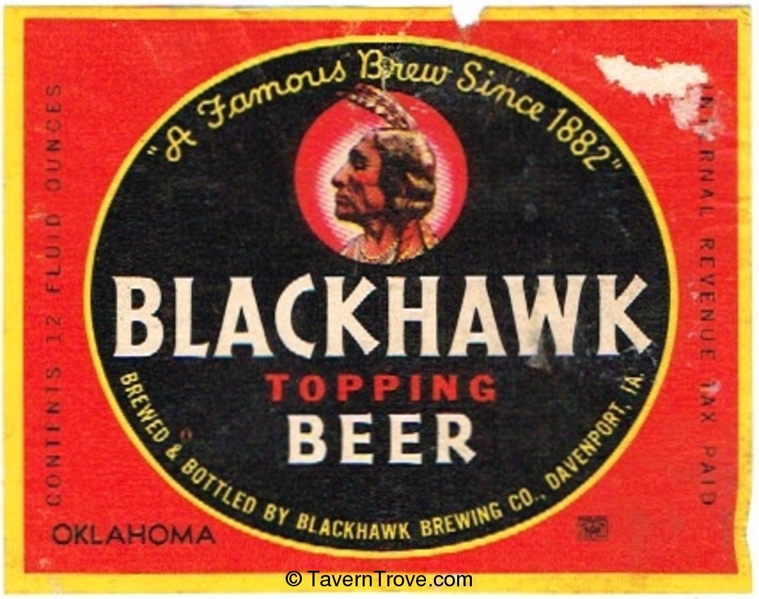 Blackhawk Topping Beer 