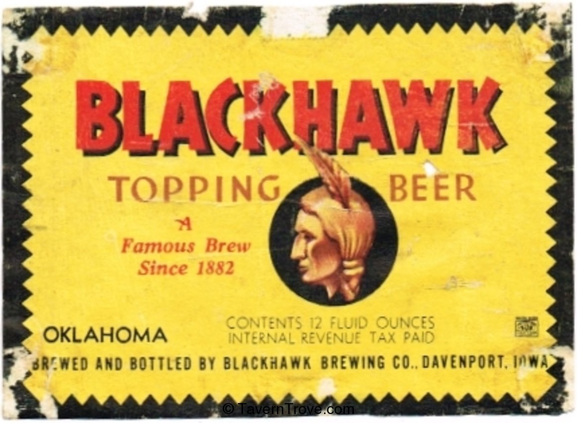 Blackhawk Topping Beer 