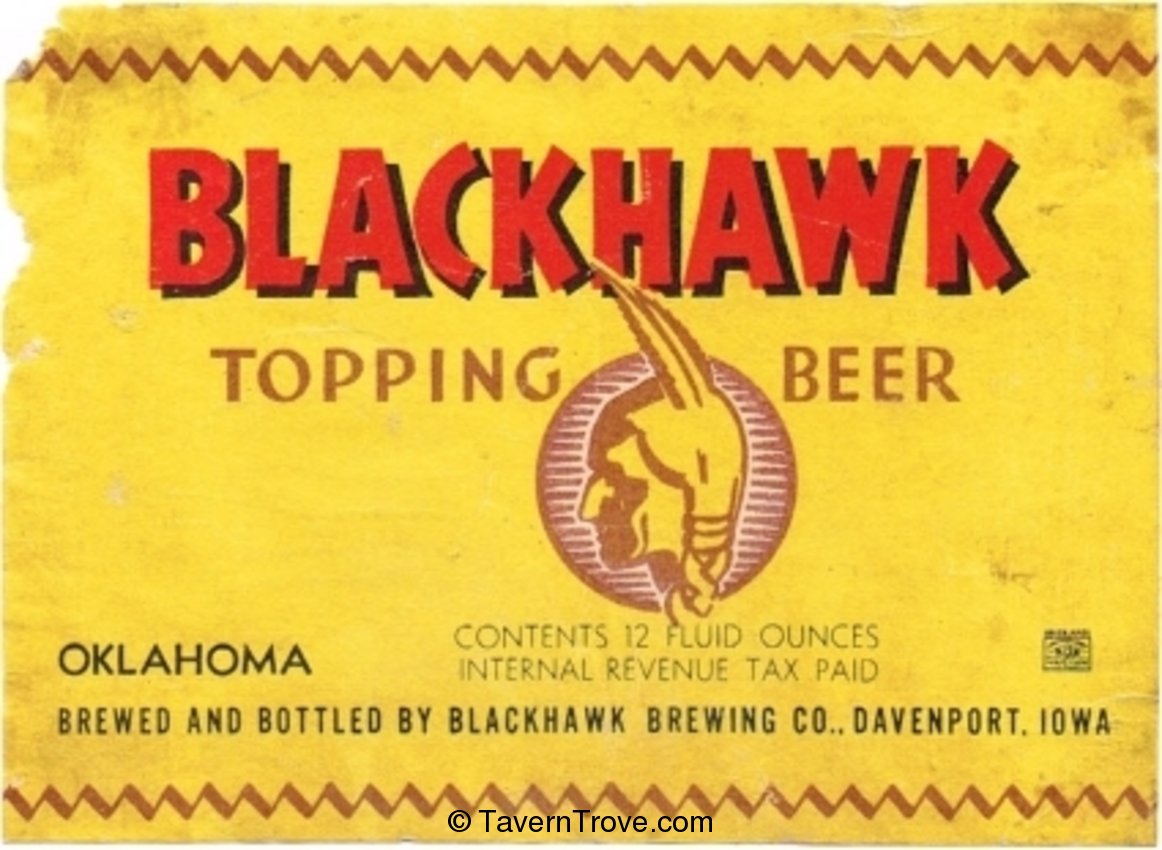 Blackhawk Topping Beer