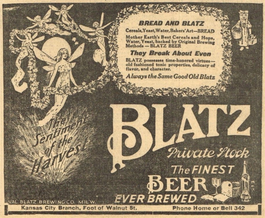  RelicPaper 1949 Blatz Beer: Milwaukees Finest Beer