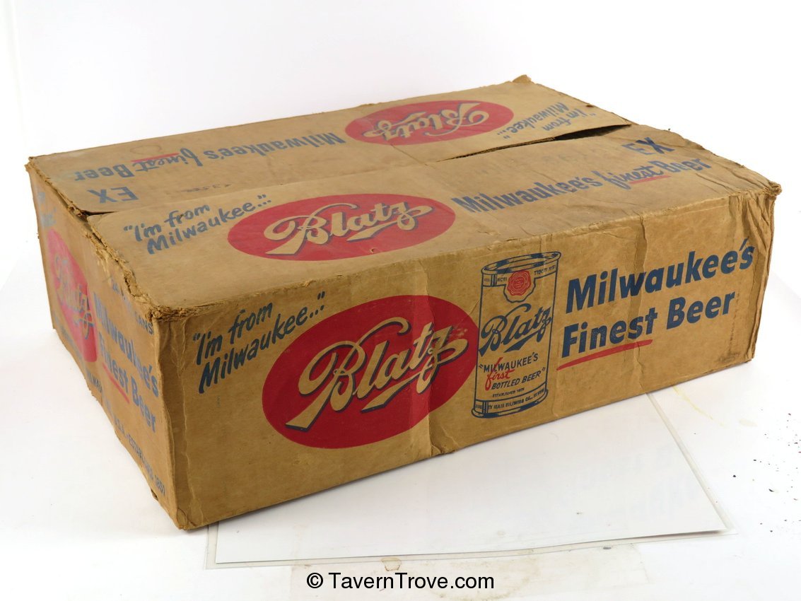 Blatz Beer 24 Can Box