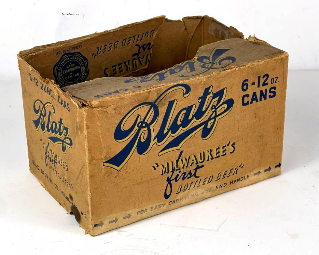 Item #36870 1949 Blatz Beer Case Box