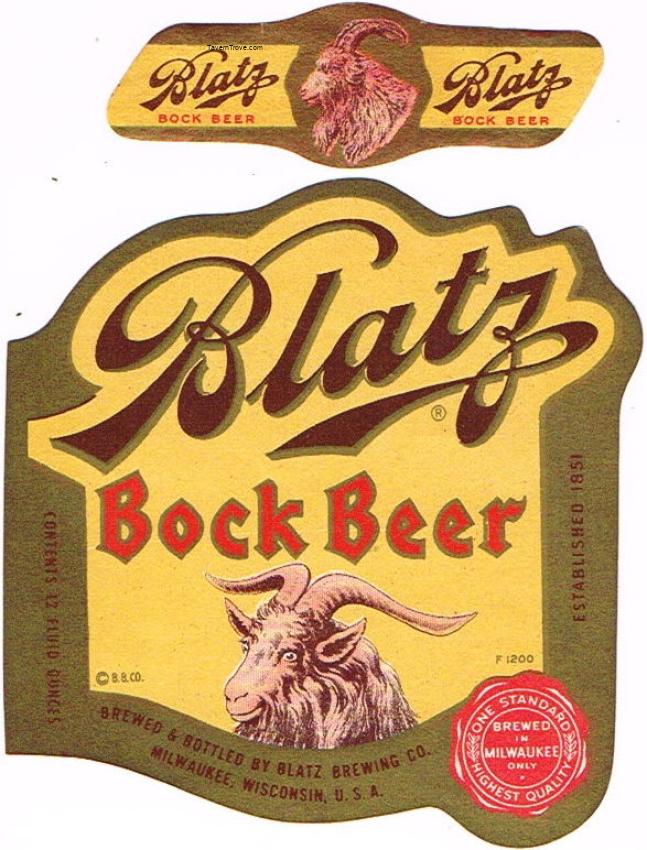 Blatz Bock Beer