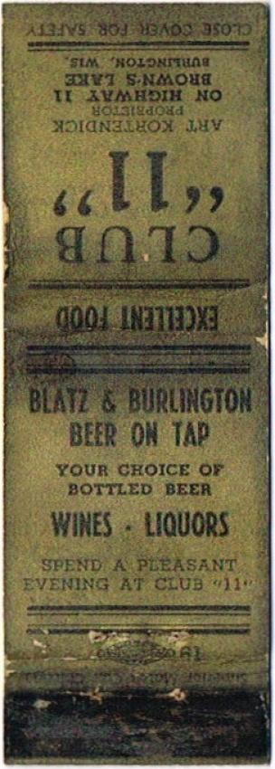 Blatz/Burlington Beer Dupe