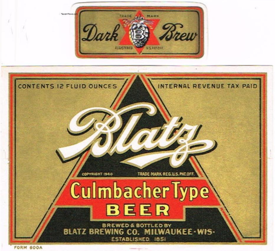 Blatz Culmbacher  Type