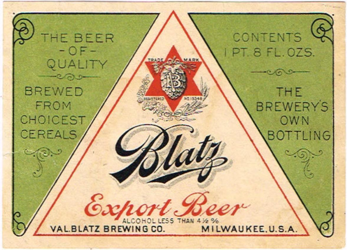 Blatz Export Beer