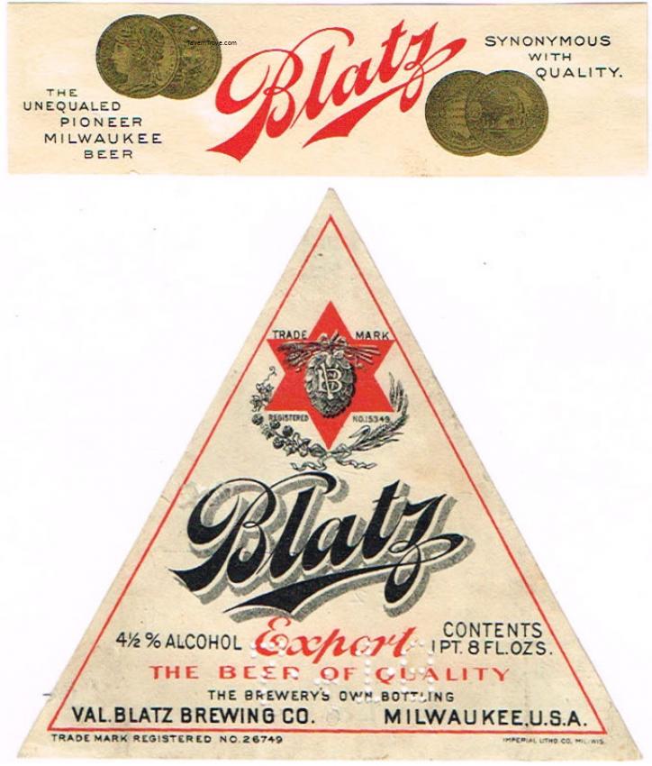 Blatz Export Beer