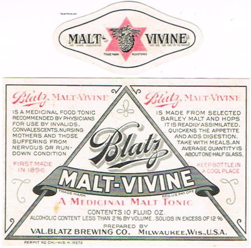 Blatz Malt-Vivine