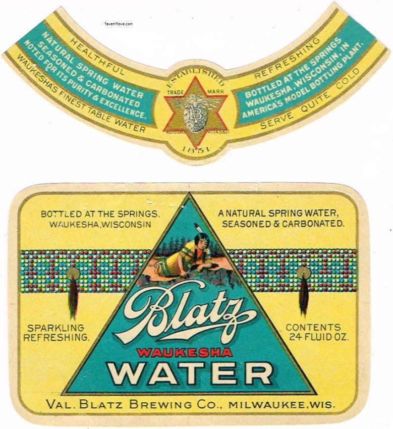 Blatz Waukesha Water