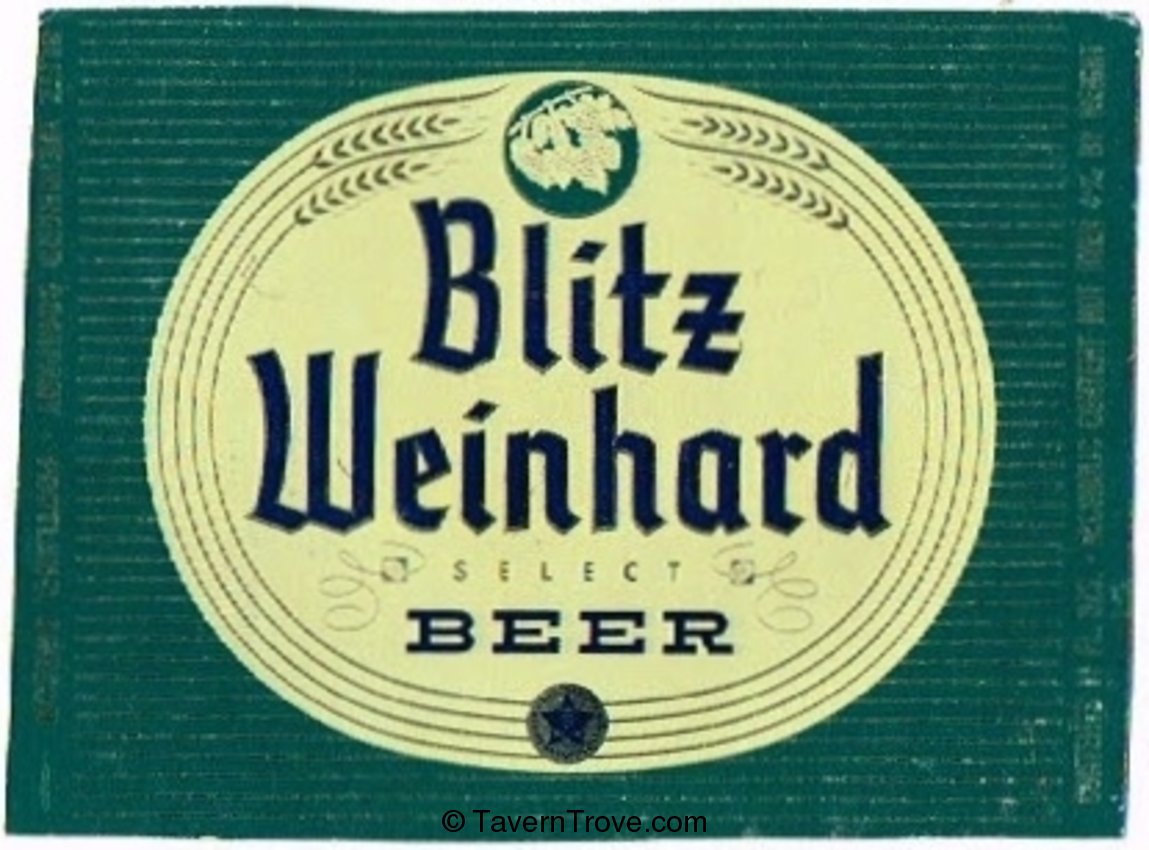 Blitz Weinhard Beer