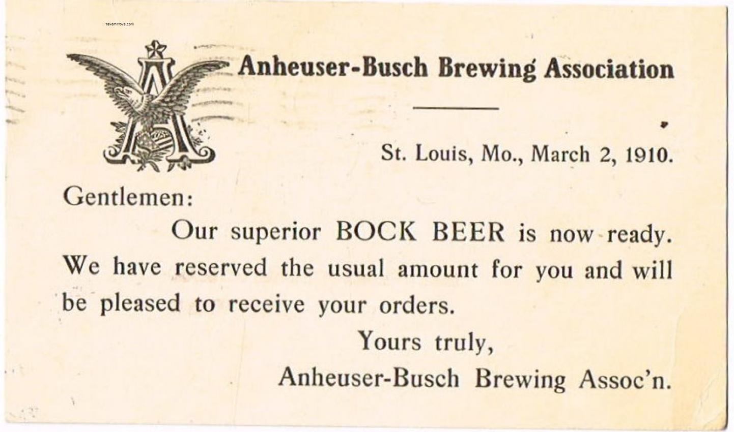 Bock Beer Announcement