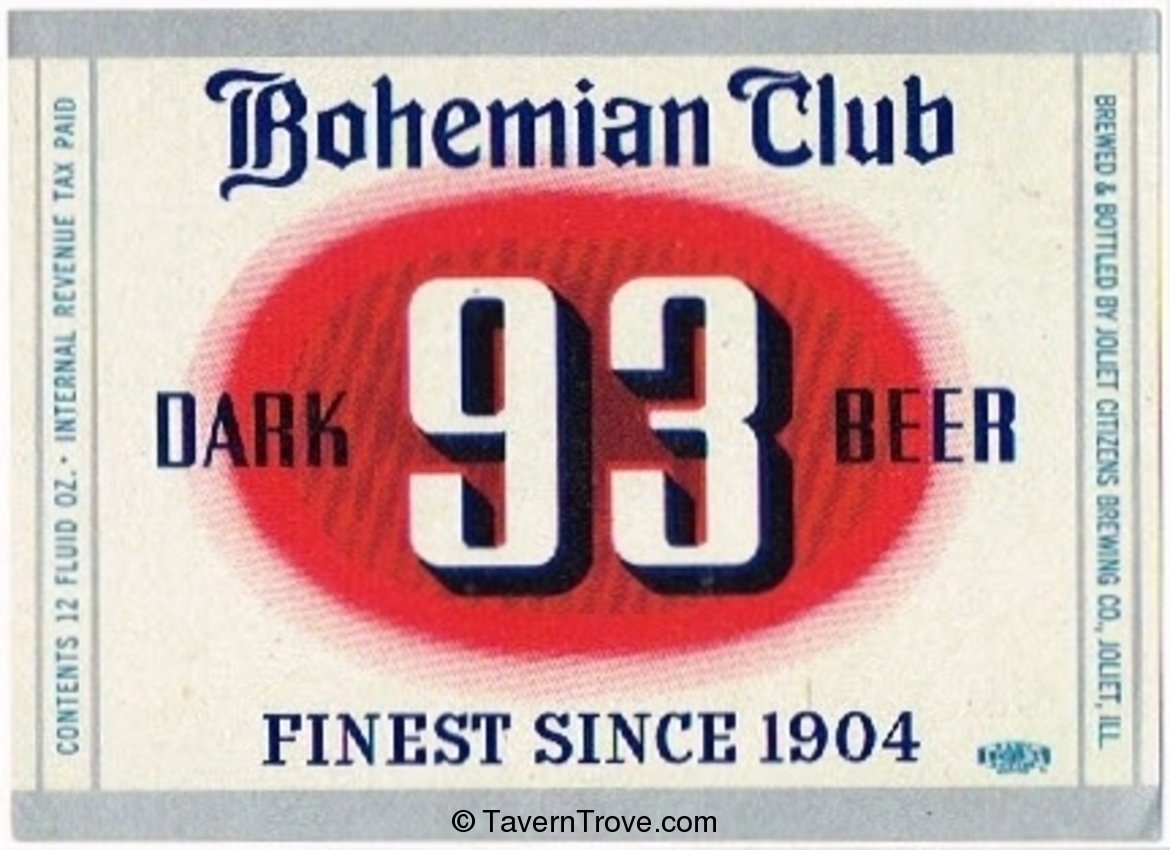 Bohemian Club 93 Dark Beer