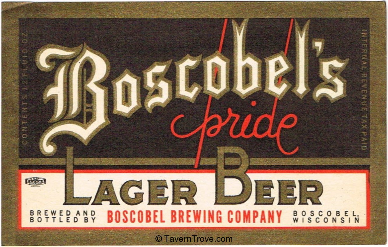 Boscobel's Lager Beer