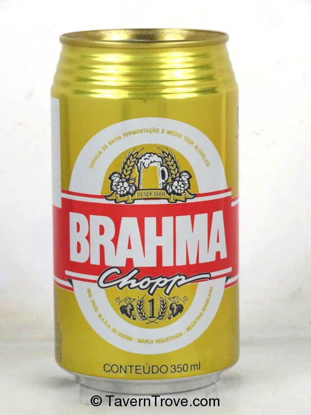 Brahma Chopp 350ml Beer Can Brazil