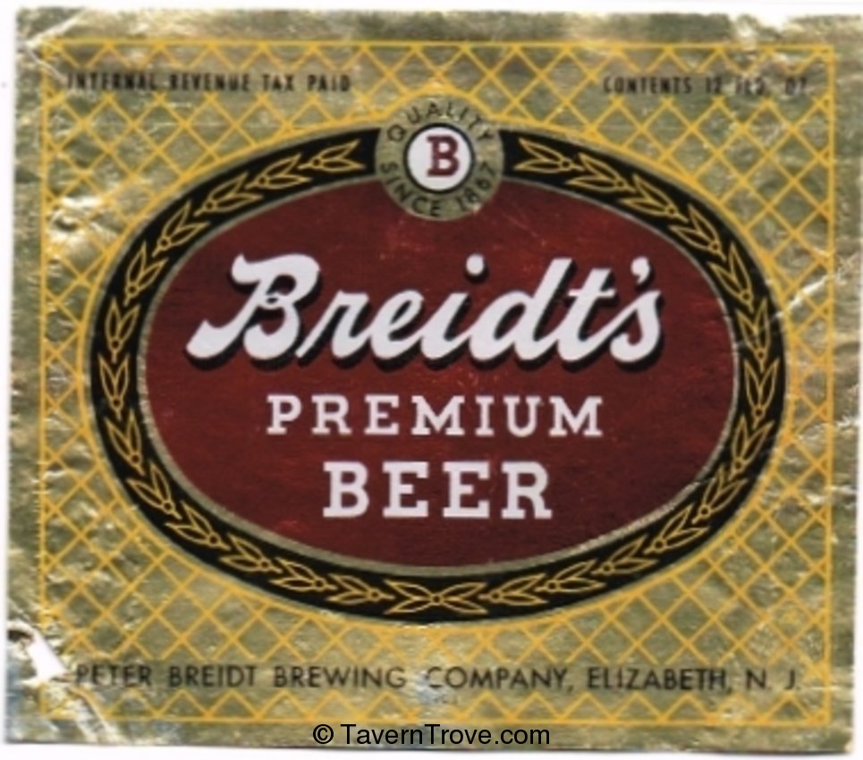 Breidt's Premium Beer 