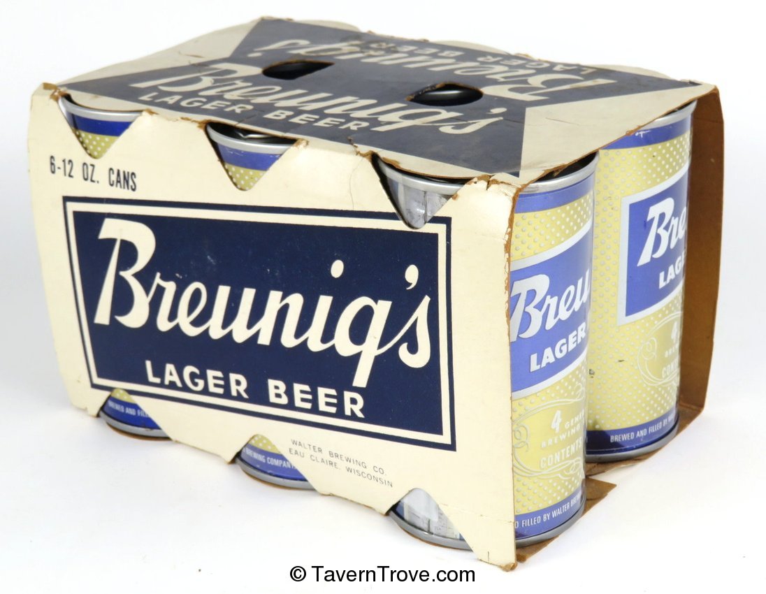 Breunig's Lager Beer Six Pack