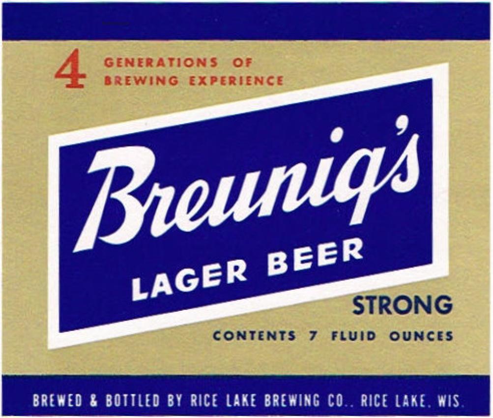 Breunig's Lager Beer (78mm)