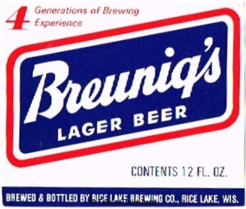 Breunig's Lager Beer (70mm)