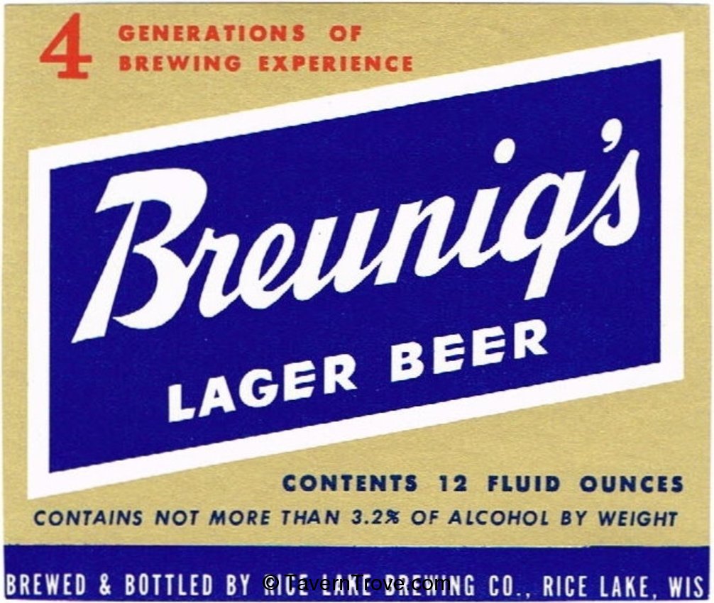 Breunig's Lager Beer (70mm)