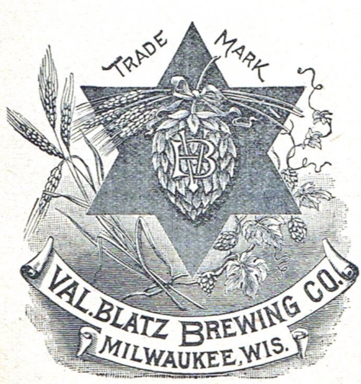 US WI Milwaukee WI Circa 1908 BLATZ BREWERY In 1897 Blatz …