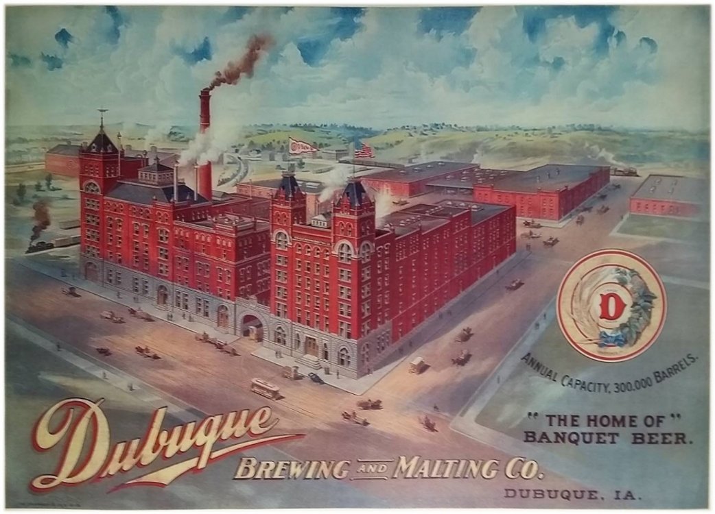 Dubuque Brewing & Malting Co., A. Heeb Brewing Co. Branch of Dubuque