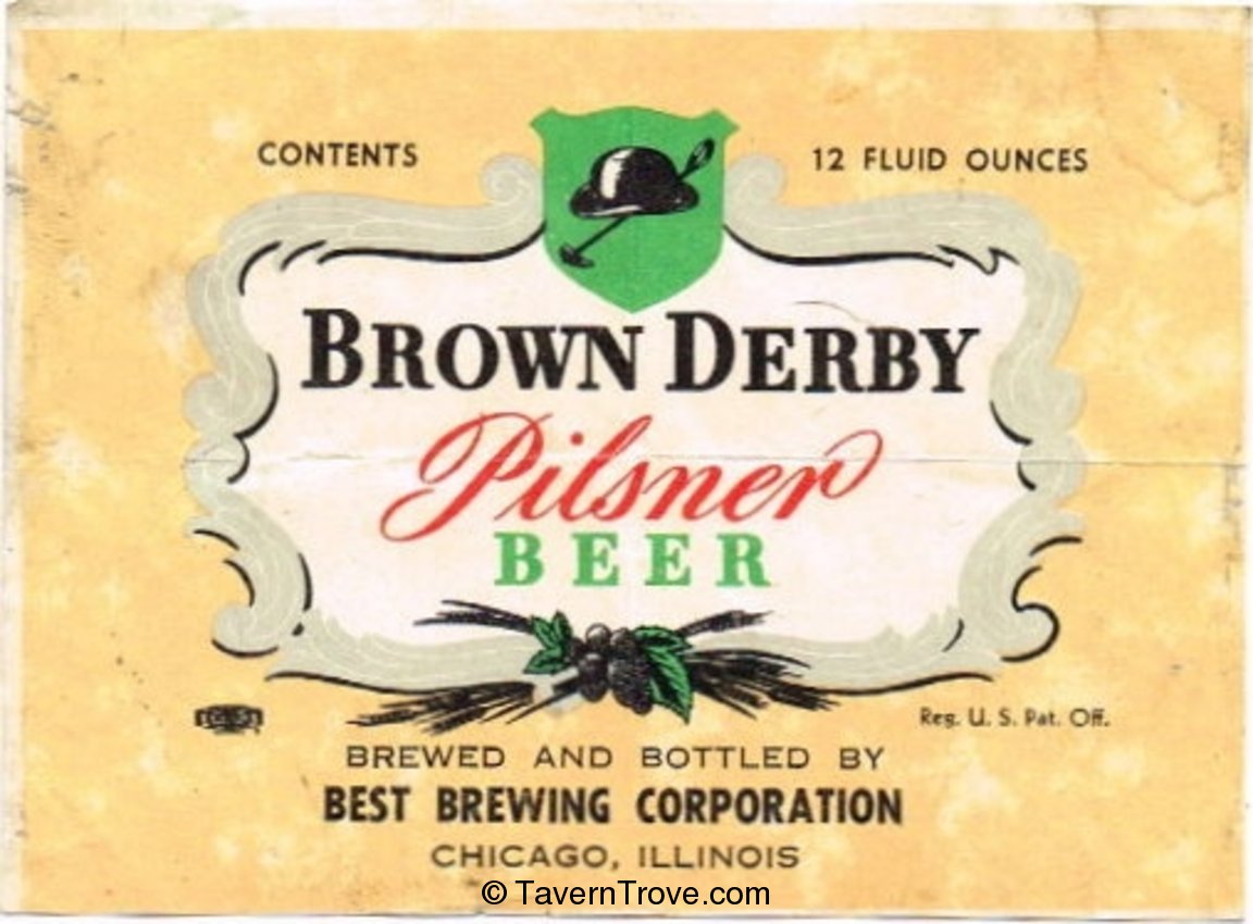 Brown Derby Pilsner Beer