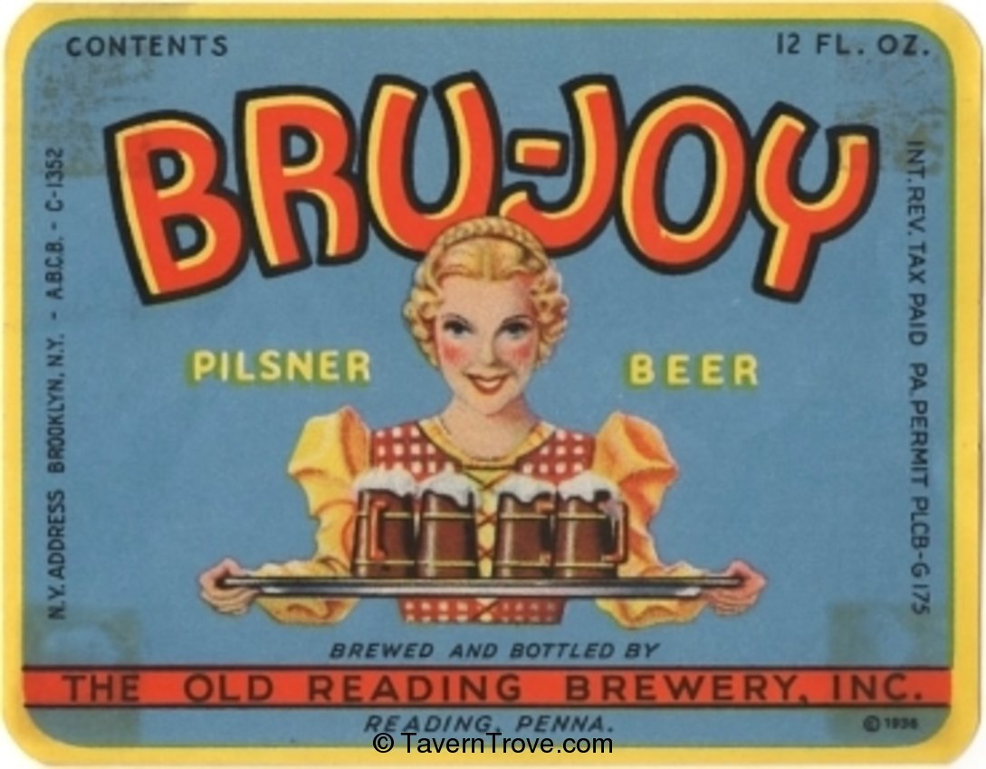 Bru-Joy Pilsner Beer