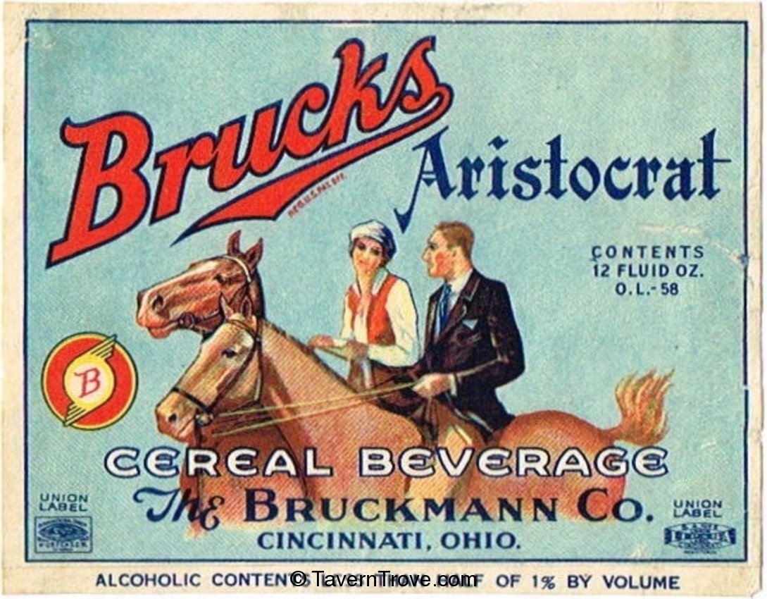 Bruck's Aristocrat Cereal Beverage