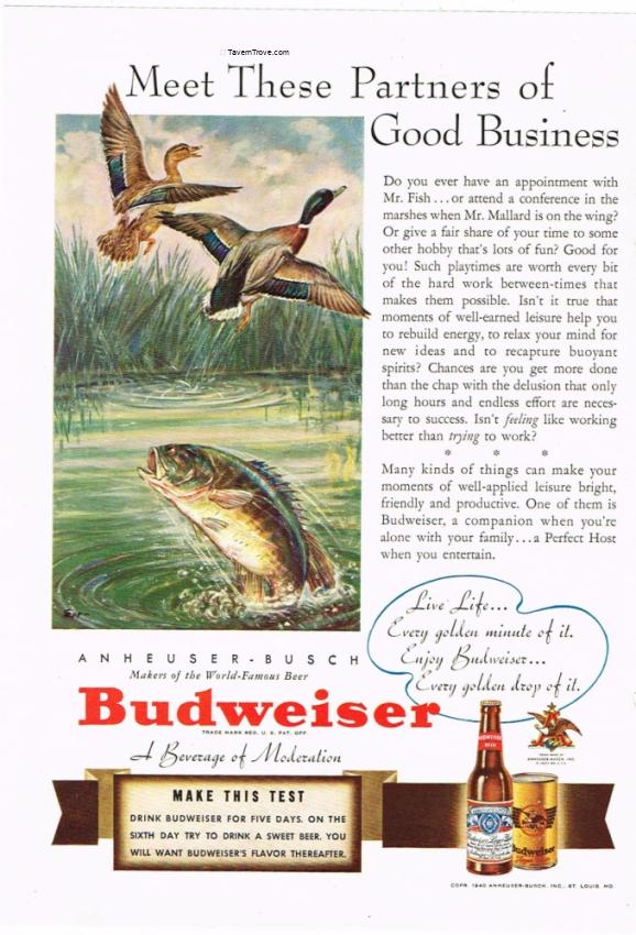 Budweiser Lager Beer