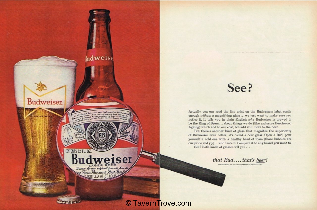 Budweiser Lager Beer