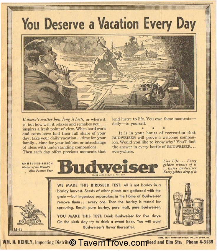 Budweiser Lager Beer