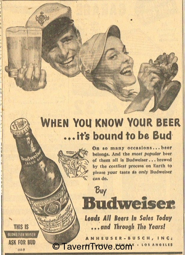 Budweiser Lager Beer