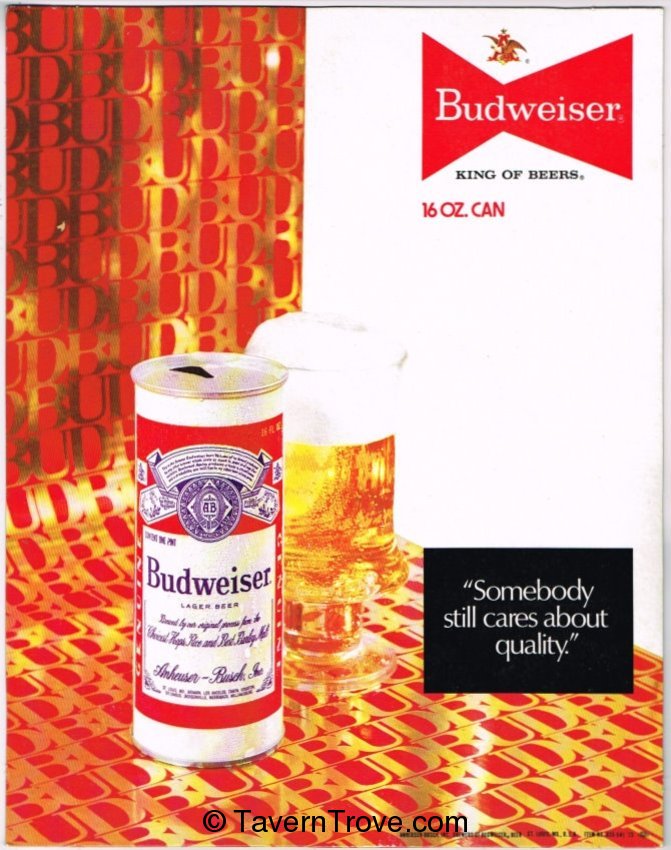 Budweiser Lager Beer