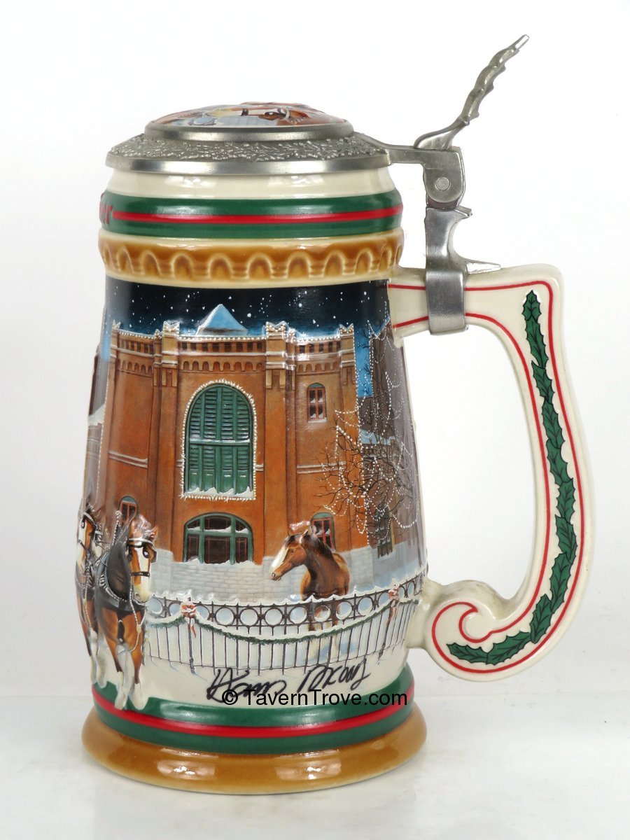 Item 95467 1997 Budweiser "Holiday Stein, Signature Edition" Mugs CS313SE