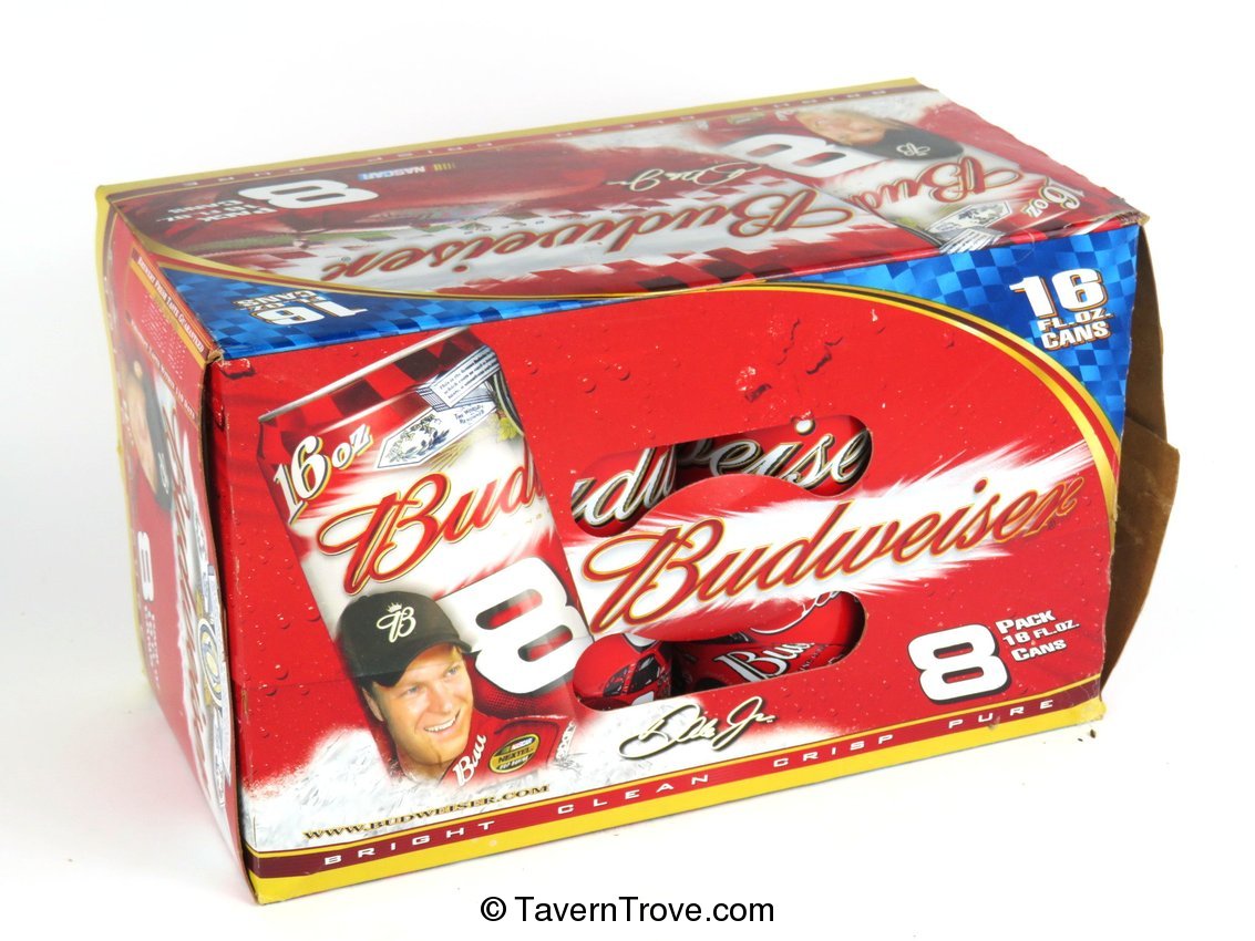 Budweiser Beer Dale Earnhardt Jr. 8 pack