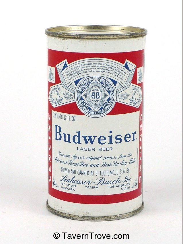 Budweiser Lager Beer