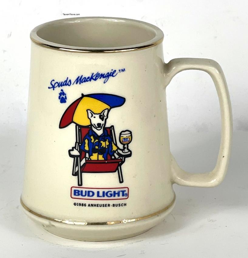 Budweiser Spuds Mackenzie Gilt Edge Mug