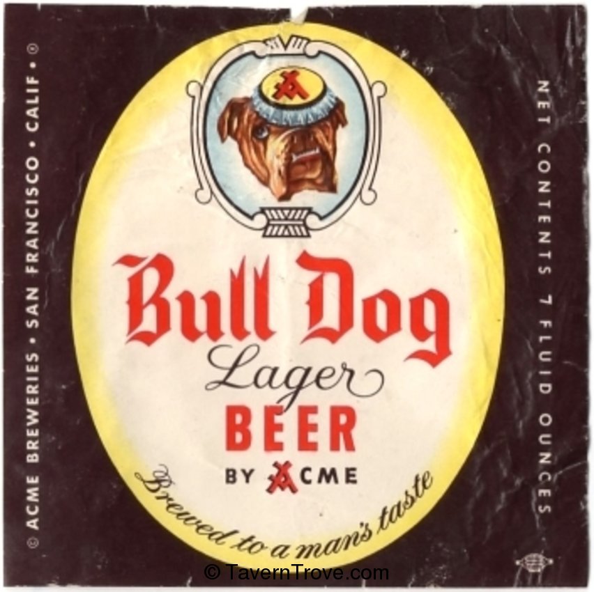 Bull Dog Lager Beer