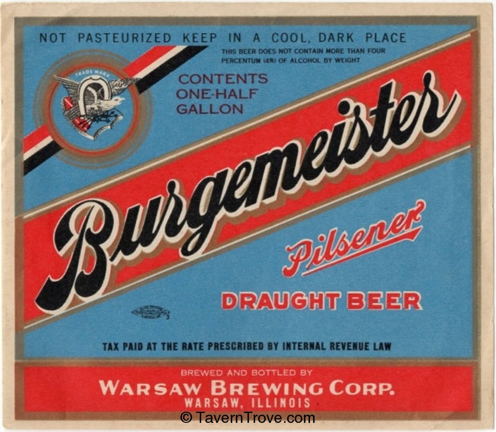 Burgemeister Pilsener Beer