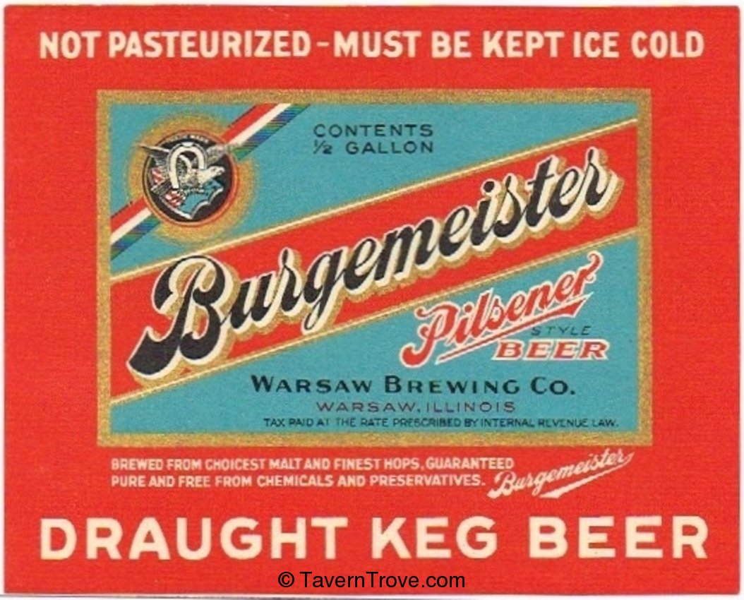 Burgemeister Pilsner Beer