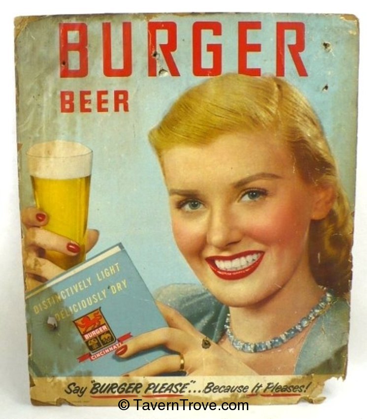 Burger Beer easel back