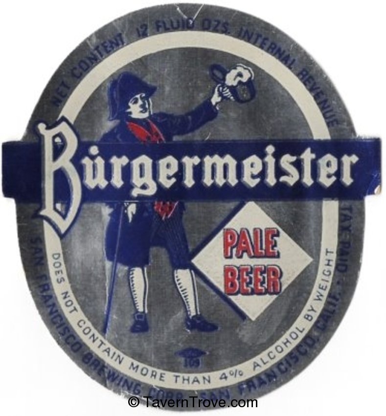 Burgermeister Pale Beer 