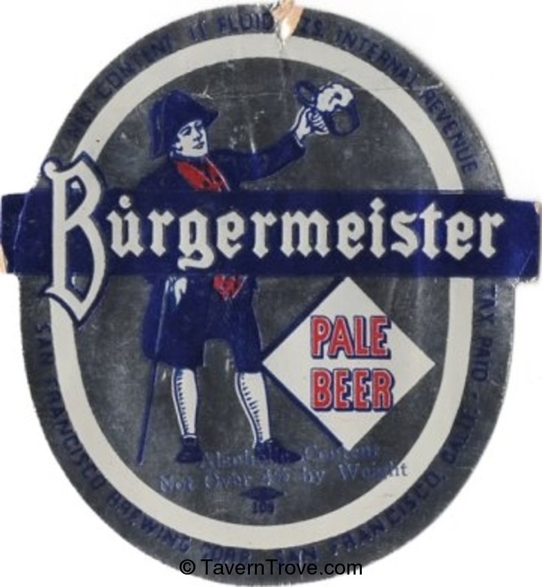 Burgermeister Pale Beer 