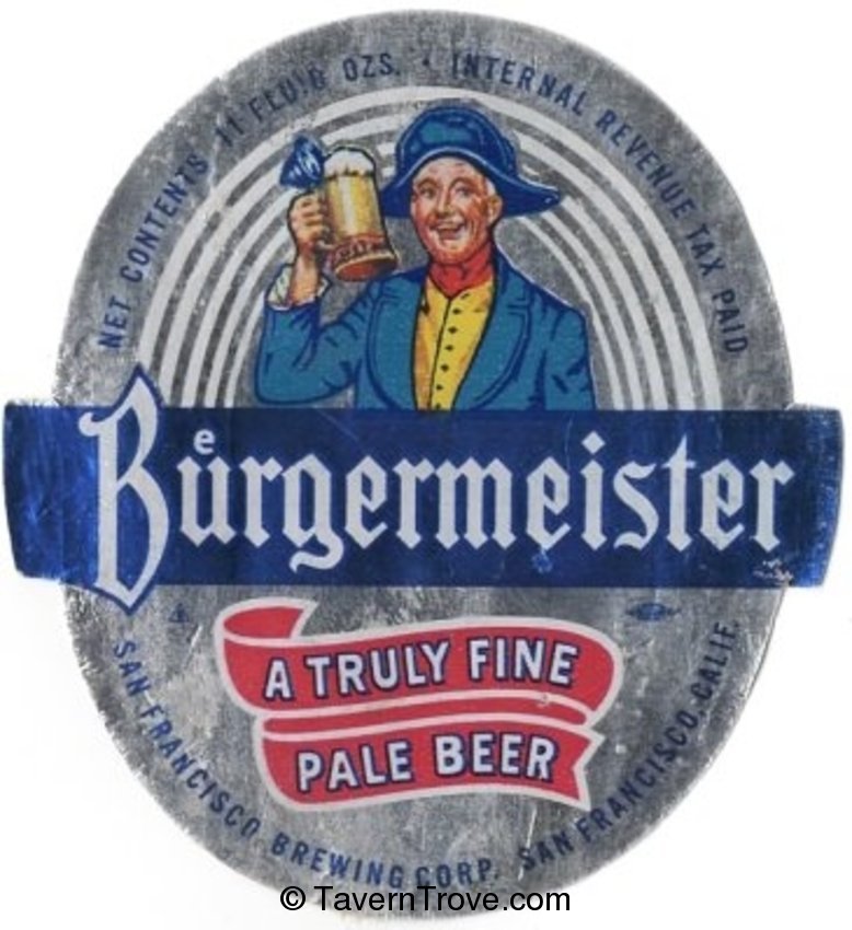 Burgermeister Pale Beer 