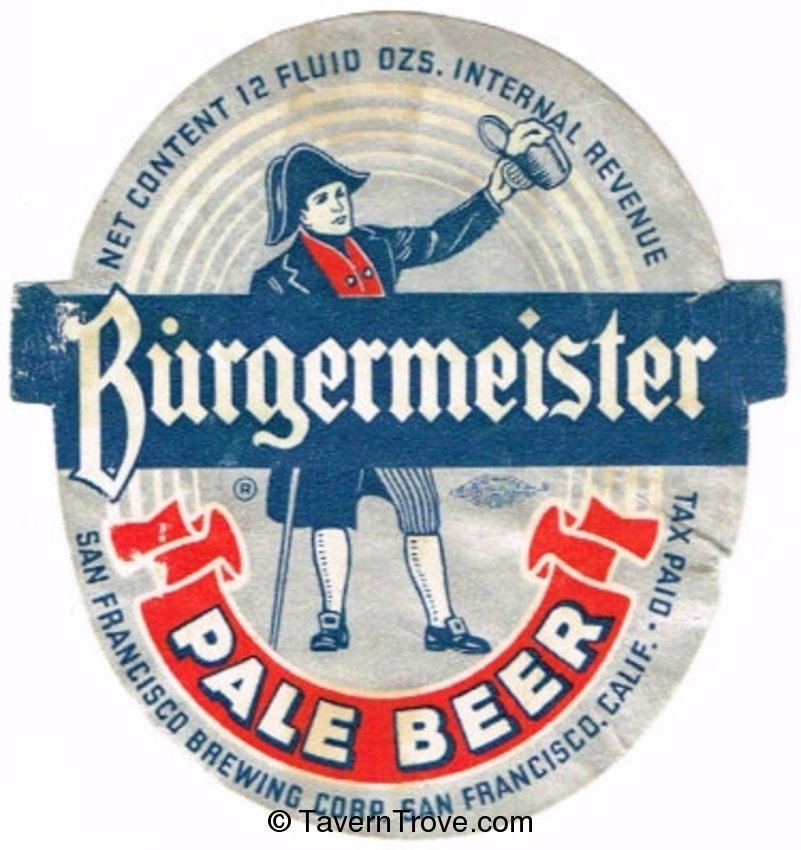 Burgermeister Pale Beer 