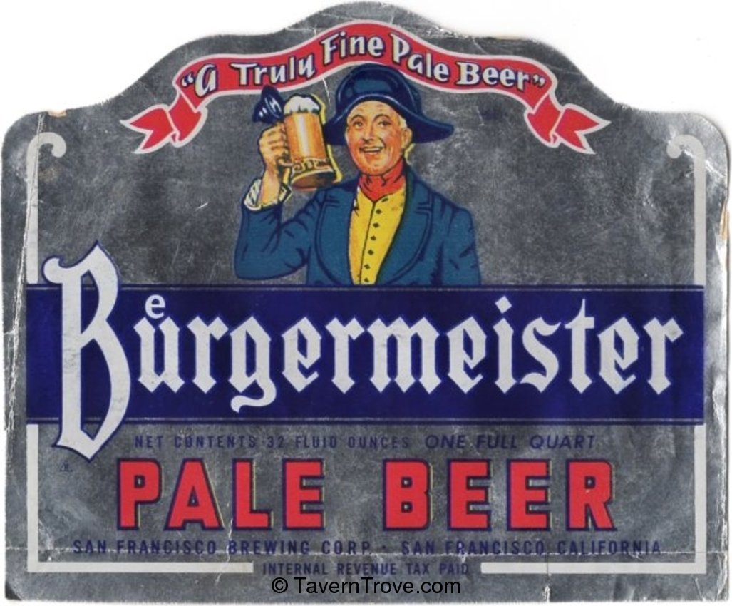 Burgermeister Pale Beer