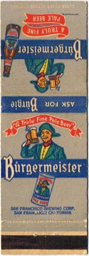 Burgermeister Pale Beer (Grey Reverse) Dupe