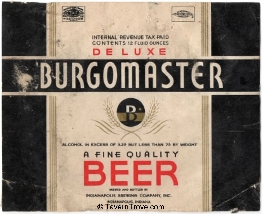 Burgomaster Deluxe Beer 