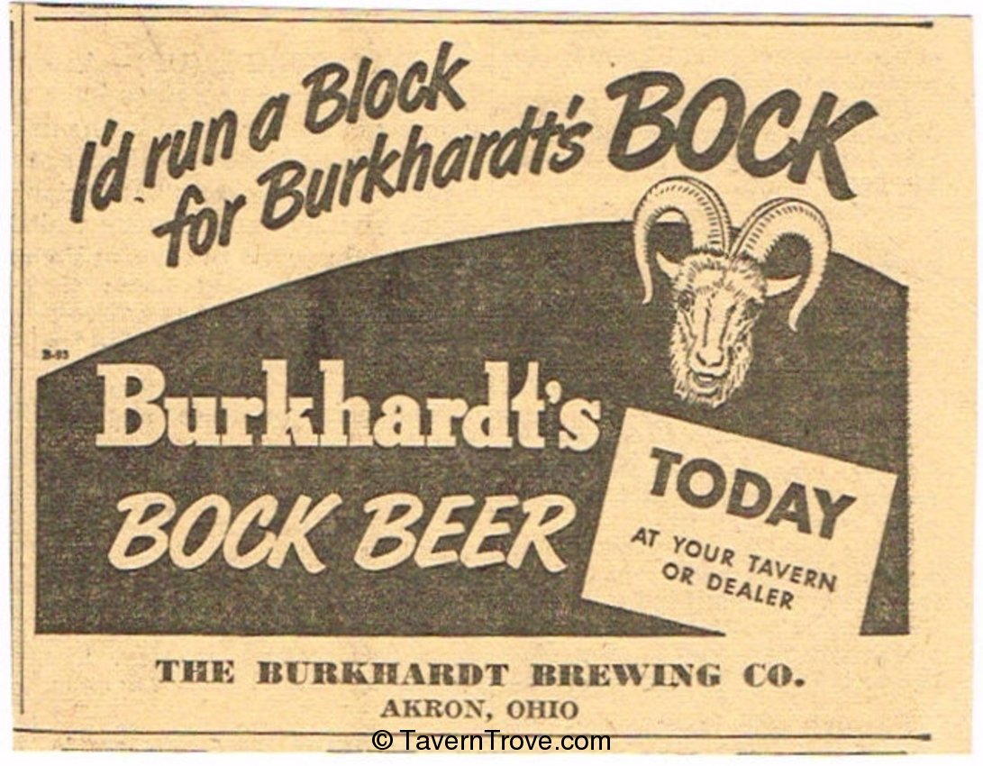 Burkhardt's Bock Beer